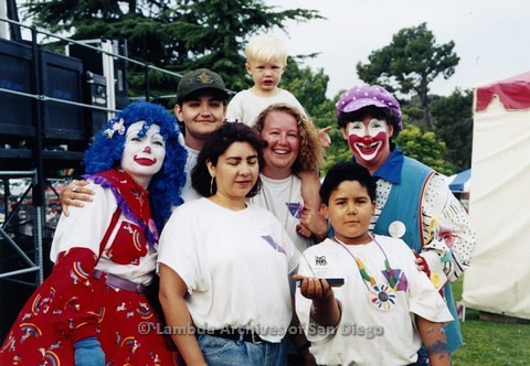 1995 - San Diego LGBT Pride Festival: Children's Garden Area of the Pride Festival