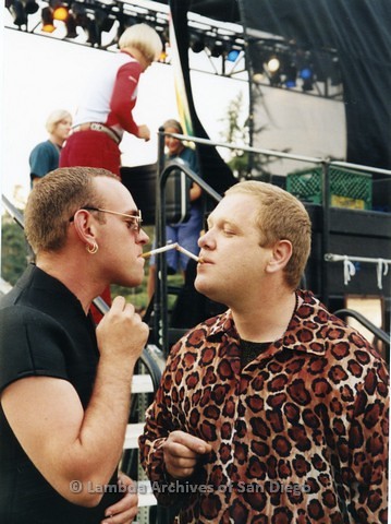 1995 - San Diego LGBT Pride Festival. Entertainment Main Stage Area