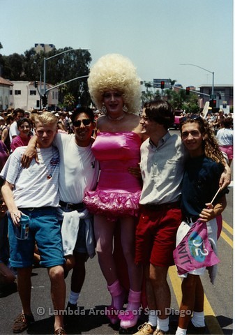 1994 - San Diego LGBT Pride Parade: San Diego Pride Parade attendees