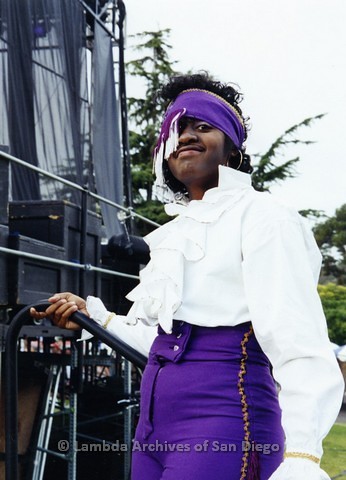 1995 - San Diego LGBT Pride Festival. - Main Stage Entertainment Area