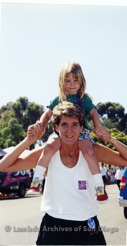 1995 - San Diego LGBT Pride Festival: Lesbian Mother and Child