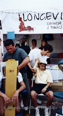 1995 - San Diego LGBT Pride Festival: Longevity Holistic Medicine Booth