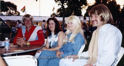 1995 - San Diego LGBT Pride Festival. Food Court Area