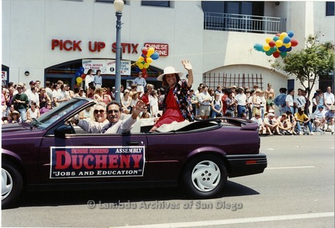 1994 - San Diego LGBT Pride Parade: Contingent - Dennis Moreno Ducheny