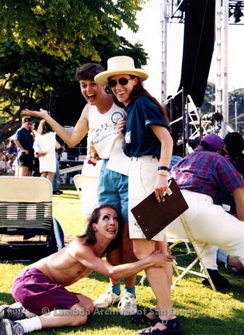 1995 - San Diego LGBT Pride Festival: Entertainment Stage Area