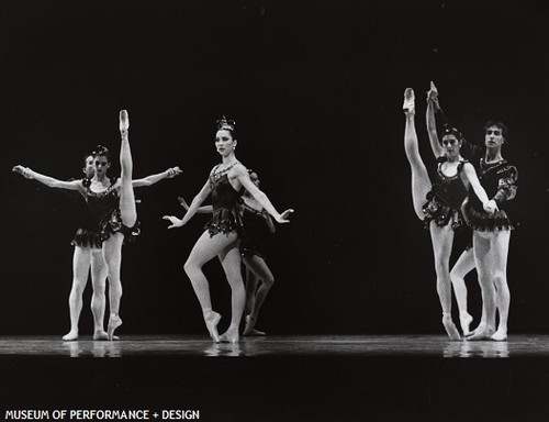 San Francisco Ballet dancers in Balanchine's Rubies, circa 1980s-1990s