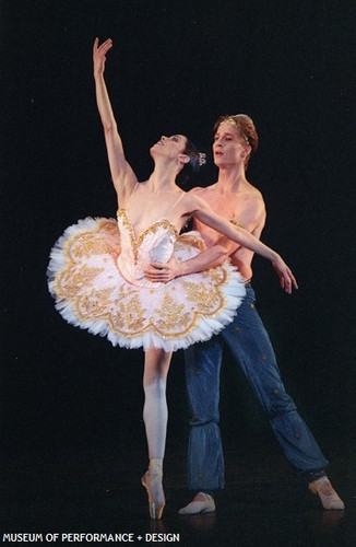 Ethan Stiefel and another dancer in Nureyev's Le Corsaire, circa 1999