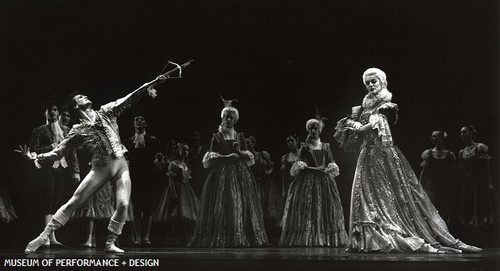 Jean-Charles Gil and Anita Paciotti with other dancers in Tomasson's Swan Lake, circa 1980s-1990s