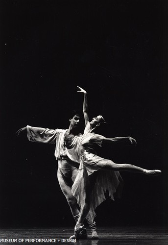 Jamie Zimmerman and Robert Sund in Smuin's Brahms/Hadyn Variations, circa 1985