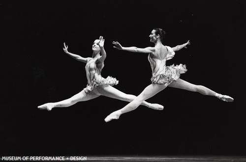 Cynthia Drayer and Ludmila Lopukhova in Tomasson's Concerto in D: Poulenc, circa 1980s