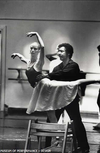 Oakland Ballet Company in rehearsal, undated