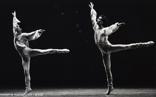 Nigel Courtney and Julian Montaner in Smuin's Brahms/Hadyn Variations, circa 1985