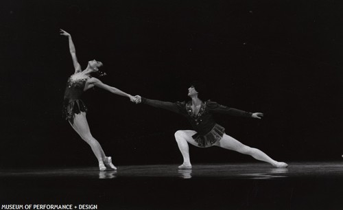 Evelyn Cisneros and Jean-Charles Gil in Balanchine's Rubies, circa 1980s-1990s