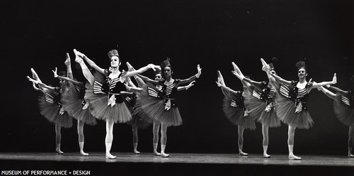 San Francisco Ballet in Balanchine's Stars and Stripes, circa 1980s-1990s