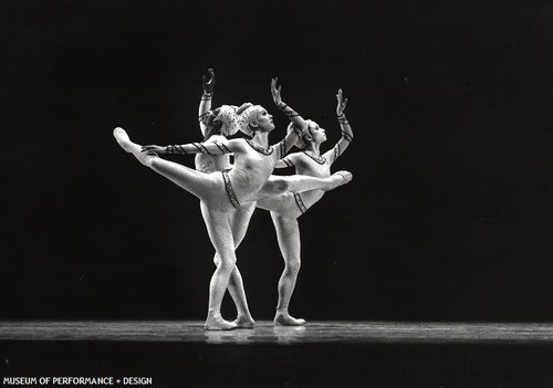 Tiffany Heft, Pascale Leroy, and Christopher Boatwright in Ashton's Monotones I and II, circa 1980s