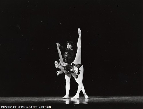 Evelyn Cisneros and Jean-Charles Gil in Balanchine's Rubies, circa 1980s-1990s