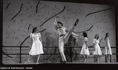 Grace Maduell and Pascal Benichou with other dancers in Taylor's Sunset, circa 1986-1987