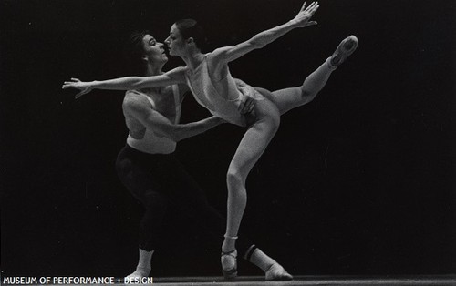 Laurie Cowden and Dennis Marshall in Robert Gladstein's Stravinsky Capriccio for Piano and Orchestra, circa 1970s-1980s