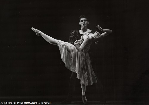 Joanna Berman and Jim Sohm in Caniparoli's Hamlet and Ophelia pas de deux, circa 1986