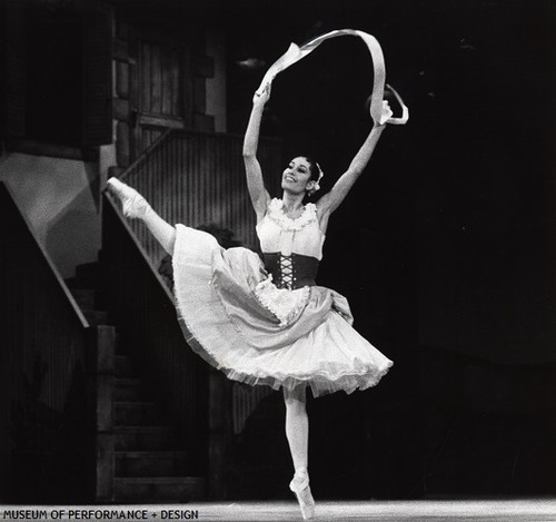 Evelyn Cisneros in Ashton's La Fille Mal Gardée, circa 1980s