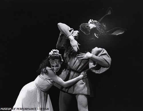 Evelyn Cisneros and Val Caniparoli in Balanchine's A Midsummer Night's Dream, circa 1980s