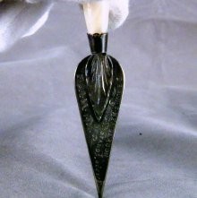 Sterling silver trowel with mother-of-pearl handle