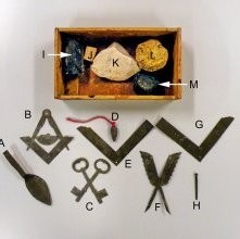 Tin jewels and tools from Northern Light No. 190, Millville, CA