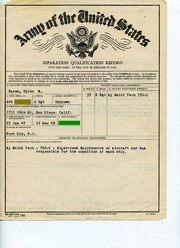 Separation Qualification Record Form Completed by Naron, 001