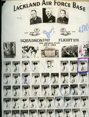 Photographs of Members of the Lackland Air Force Base Squadron 3707, Flight 570, 1954