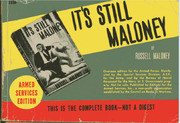 Limited Release Armed Services Edition of, It's Still Maloney, Front Cover