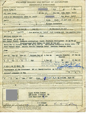 Honorable Discharge Paperwork Completed by Naron