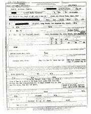 Honorable Discharge Form Completed by Burton, 1956