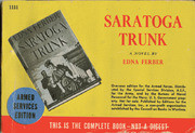 Limited Release Armed Services Edition of, Saratoga Trunk, Front Cover