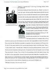 Portion of A Web Page With Pictures of Acevedo and information About His Experiences As A POW, 2000