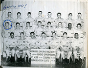 Group Photograph of Burton's Graduating Ground Radio Operators Class, 1955