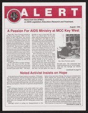 ALERT Newsletter 1992-08