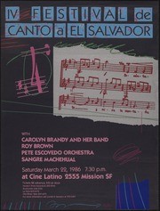 IV Festival de Canto a El Salvador