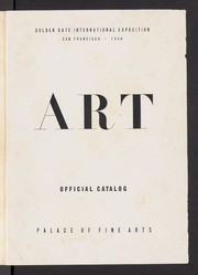 Art, official catalog: Palace of Fine Arts