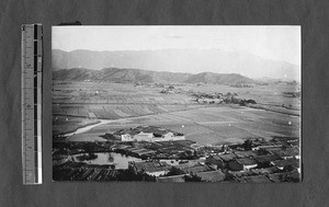 View of fields outside city, Fuzhou, Fujian, China, ca.1915-1920