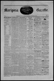 Mariposa Gazette 1858-10-12