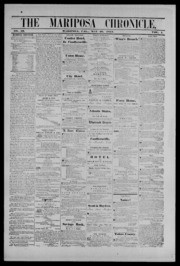 Mariposa Chronicle 1854-05-26