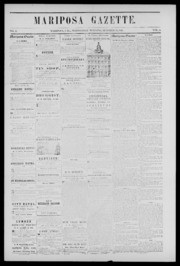 Mariposa Gazette 1856-10-15