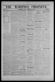 Mariposa Chronicle 1854-04-28