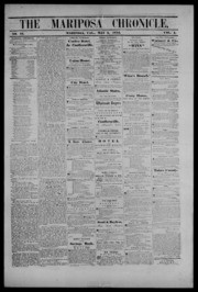 Mariposa Chronicle 1854-05-05