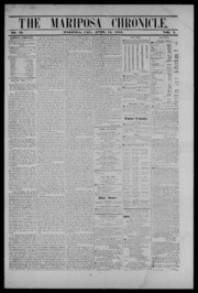 Mariposa Chronicle 1854-04-14