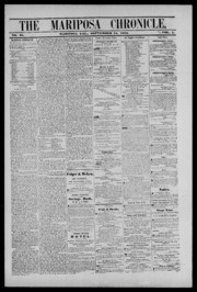 Mariposa Chronicle 1854-09-15