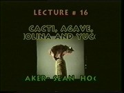 Lecture 16 - Cacti, Agave, Nolina, and Yucca, by Sean Hogan