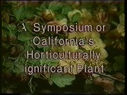 Lecture 17 - The Genus Carpenteria, by Barbara Coe