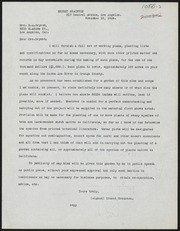 Ernest Braunton Correspondence to Susanna Bixby Bryant, 1926-11-10