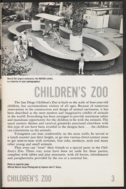 San Diego Zoo Official Guide Book with Bear cover, 1959